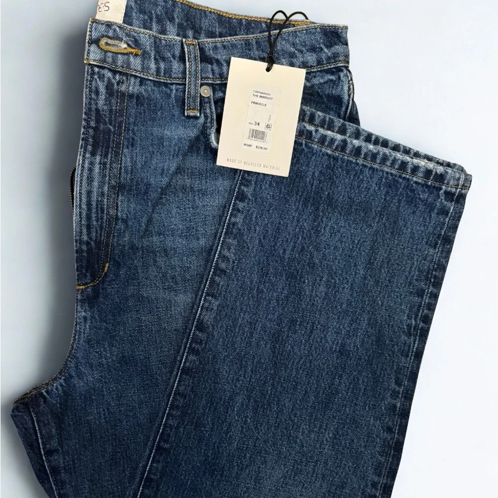 Joe's Jeans Women's Margot Pinnacle Blue Slim Ankle size 34, NWT - Picture 4 of 6